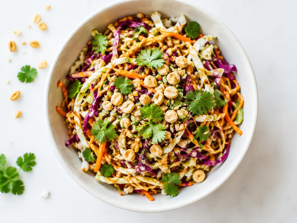 Crunchy Peanut Noodle Bowls